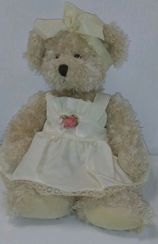 Russ " Bearnice " Teddy Bear Plush 14 " Stuffed Animal From The Past.  Collectibles