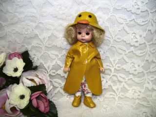 Madame Alexander Doll Girl In Duck Rain Suit Mcdonald 