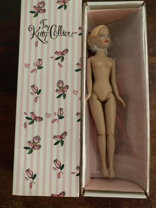 Tiny Kitty Collier Doll Basic Blonde Nude Fashion Box Robert Tonner 10”