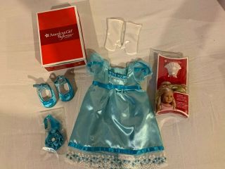 American Girl Caroline Party Gown,  Shoes,  Gloves,  Headband,  Hair Piece,  Clothes