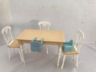 Barbie happy family Smart house Sounds Like Home Table Chairs Booster High Chair 2
