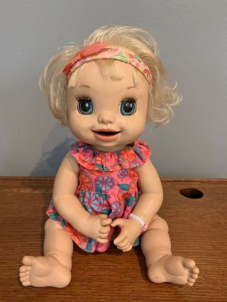 Hasbro Soft Face Baby Alive Doll 2007 Learn To Potty Baby