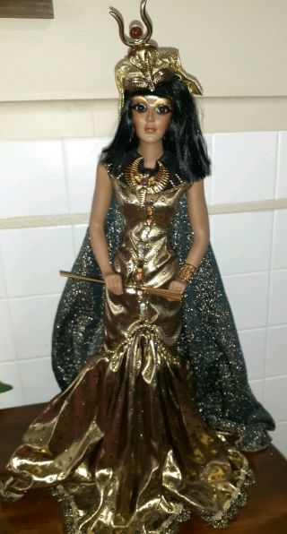 Gorgeous Franklin Heirloom? Doll Cleopatra Artist Maryse Nicole Porcelain