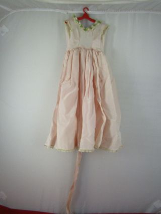 1957 Madame Alexander Cissy Tagged Pink Negligee Nightgown