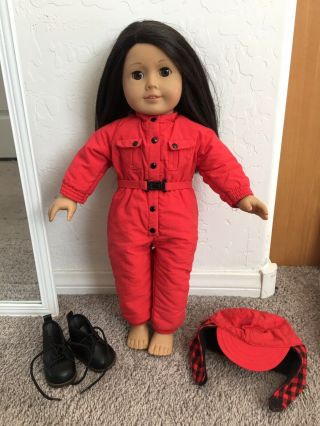 American Girl Truly Me 25 Jly 18 " Doll - Black Hair Brown Eyes W/ Outfit
