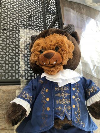 Build A Bear Retired Beast Of " Beauty And The Beast " With Ballroom Costume