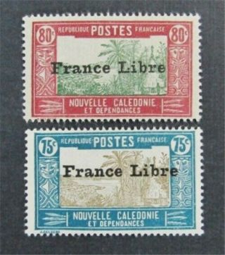 Nystamps French Caledonia Stamp 235.  236 Og H $30