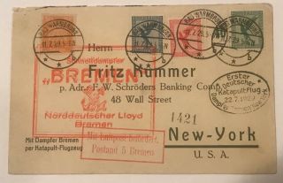 Germany Stamps Old Postal Cover 1929 Rare