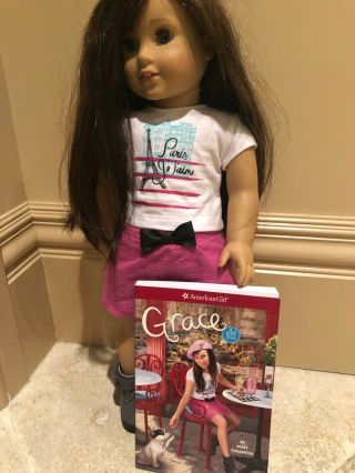 American Girl Grace Thomas Doll 2016 Girl Of The Year.  Includes Book