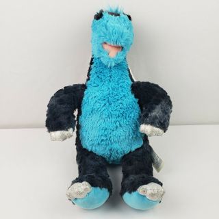 Bab Build A Bear Dinosaur Blue Silver Stegosaurus Plush Animal Toy 18 "