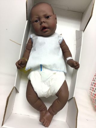 Boutique Jesmar Anatomically Correct African American Boy Doll - Natiora