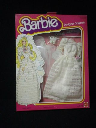 1978 Barbie Designer Originals " Wedding Belle " Outfit