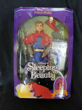 1991 Mattel Disney Sleeping Beauty Prince Phillip Barbie Doll Nrfb