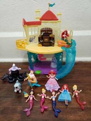 Disney Princess The Little Mermaid Ariel Castle Under Sea Magiclip Playset