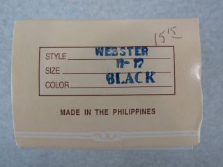 Global Doll Wig size 11 - 12 WEBSTER Black with tag & box 3
