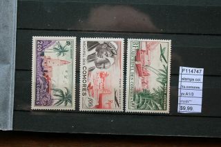 Stamps Colonies France Comores Yvert N°a1/3 Mnh (f114747)