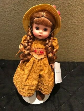 Madame Alexander Doll 8 " Anne Of Green Gables W/ Tag 36115 Retired Euc
