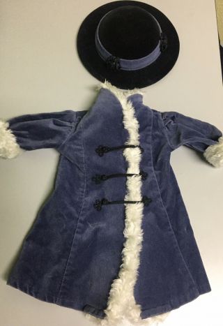 American Girl Doll Holiday Coat & Hat Set Retired