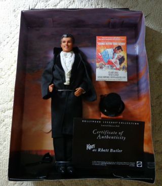 Ken As Rhett Butler Gone With The Wind Hollywood Legends Pre - Owned