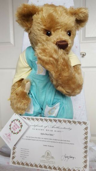Lee Middleton Doll Nursery Bear Baby Alpha Bear Baby Linda Henry Artist 3