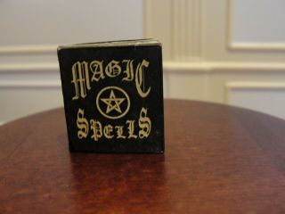 Dollhouse Miniature Magic Spells Book W Readable Text