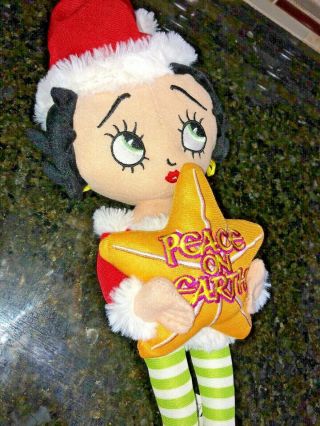 Betty Boop 2012 Christmas Sugar Loaf Plush Peace On Earth 17