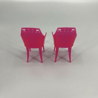 Mattel 3 Story Barbie Dream House 2013 Replacement Dining Room Chairs 2