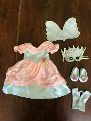 Retired American Girl Marie - Grace Cecile Fancy Dress Outfit And Fairy Costume Ac