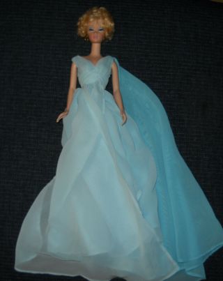 No.  4 Silkstone Barbie Doll With Chiffon Ball Gown And Shoes
