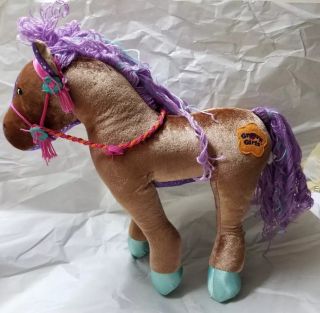 Groovy Girls Duchess Brown Plush Horse With Sound Vguc