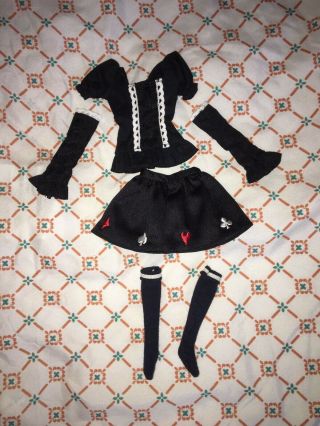 Sekiguchi Momoko Doll Outfit Gothic Style Black Alice In Wonderland Stoc