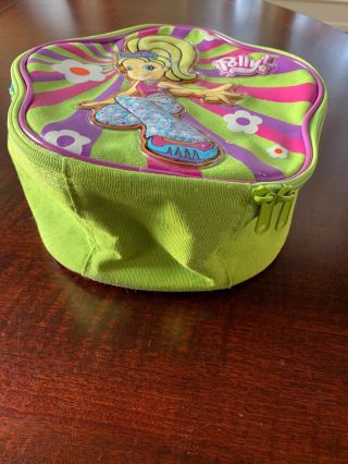 Polly Pocket Storage Carry Case Bag Organizer Green Pink 2