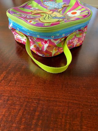 Polly Pocket Storage Carry Case Bag Organizer Green Pink 3