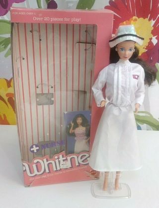 1987 Mib Nurse Whitney Doll All With Accessories