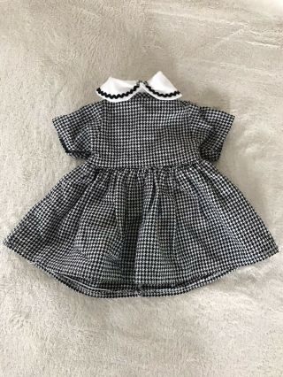 American Girl Black And White Checked Dress