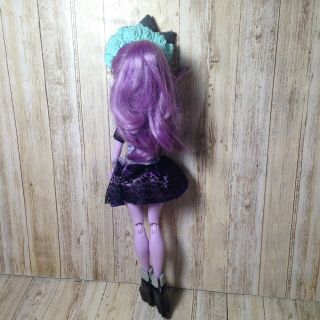 Ever After High Doll: Kitty Cheshire Doll 1st Edition Articulated Purple Girl 3