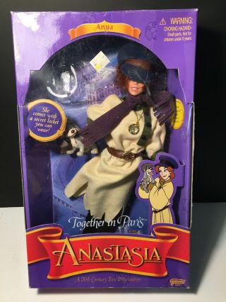 Disney Anastasia Doll Together In Paris With Pooka The Dog