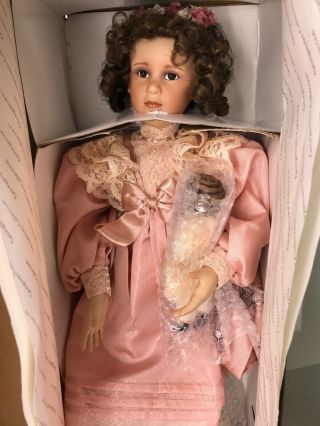 Mary Elizabeth Porcelain Collectible Doll By Pamela Phillips 18