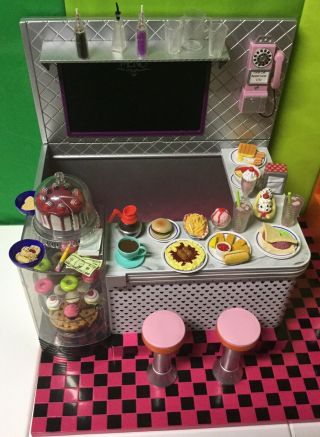 Our Generation Dolls Bite to Eat Retro Diner and Accessory Kit for 18 