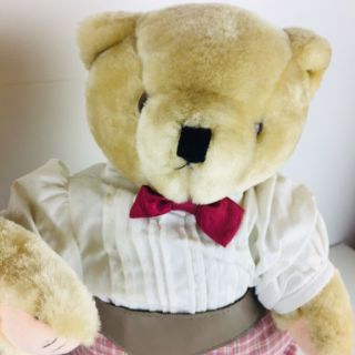 TENDER HEART TREASURES LTD Classic Jointed Dress Up Teddy Bear Plush Dolls 12.  5 