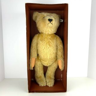 Large Steiff Collectors Edition 100th Anniversary Teddy Bear W/ Cert Nr
