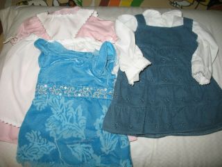 American Girl Doll Retired 3 Dress Outfits.  Pleasant Company.