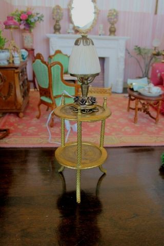 Smallsea Warehouse Sale: 1:12 Scale Petite Table Lamp By Mzia Dsamia