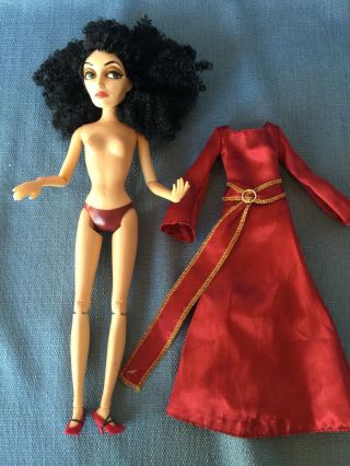 Disney Store Tangled Rapunzel Evil Villain Mother Gothel Doll Wow 3