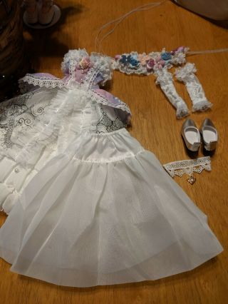 Bjd Msd Dress Outfit Clothes Fullset For 1/4 Doll