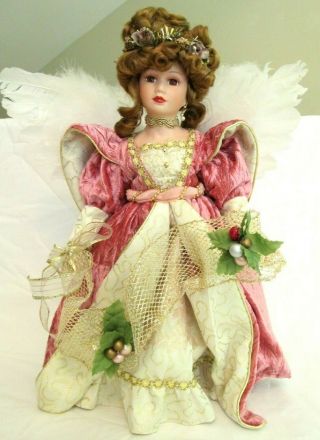 Limited Edition Porcelain Doll Angel Collectible Memories Anna 16 " Tall