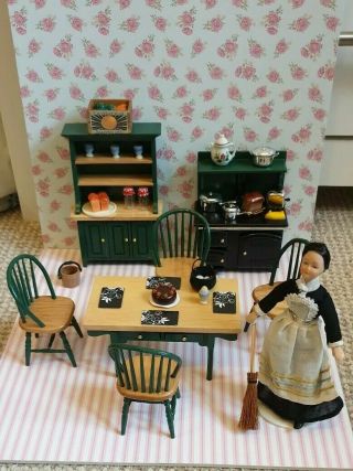 Modern Dolls House Furniture 1/12 Scale Miniature Farmhouse Kitchen