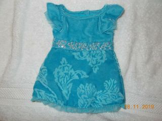 American Girl Doll Kanani Party Outfit Velvet Blue Dress Only