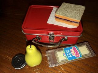 American Girl Doll Molly’s School Lunch Set Lunch Box W/ Food