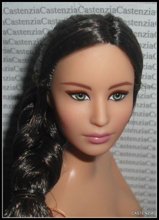 Nude Barbie Jennifer Lawrence Katniss Chasing Fire Articulated Doll For Ooak